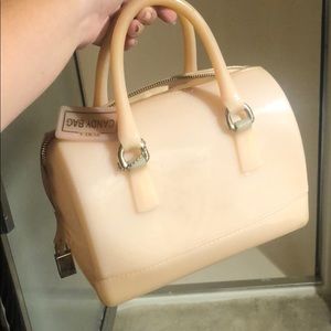 Pink Furla candy bag